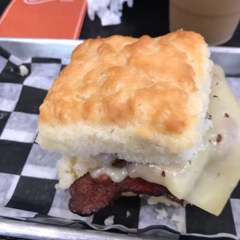Scratch Biscuit Kitchen - Fried green tomato, country ham, tomato jam, cheese - Breakfast & Brunch Near Me - Santa Rosa Beach, Florida Scratch Biscuit Kitchen - Fried green tomato, country ham, tomato jam, cheese - Breakfast & Brunch Near Me - Santa Rosa Beach, Florida