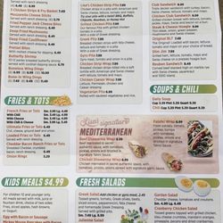 Lisa’s Lunchbox - MENU