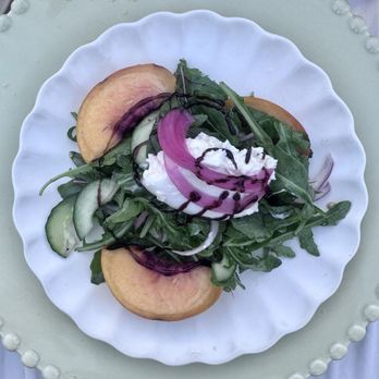 Chef Adam's Private Table - Salad with grilled peaches - Personal Chefs Near Me - Auburn, California
