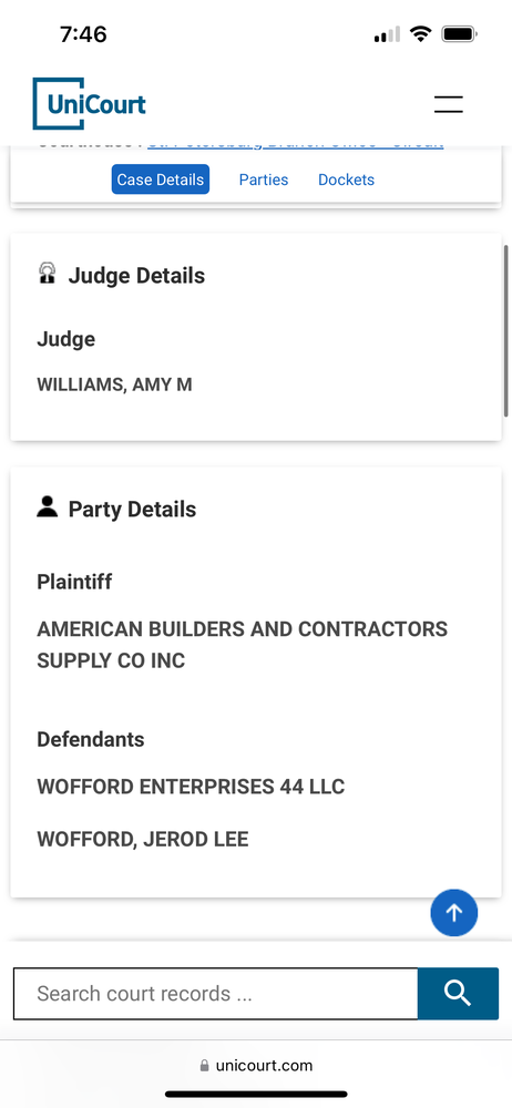 Slide of Wofford Roofing