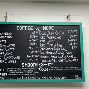 Odd Birds - Coffee menu. - Bakeries Near Me - Hilton Head Island, South Carolina