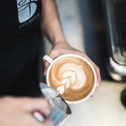 Delany's Coffee - Double Shot Latte with love!