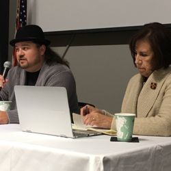 Lander Community and Convention Center - I was at an arts conference here. Out of 300 people, it's nice to meet up with friends and colleagues.