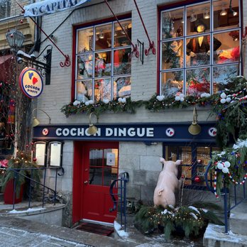 Cochon Dingue - the outside of a restaurant - Breakfast & Brunch Near Me - Quebec City, Quebec Cochon Dingue - the outside of a restaurant - Breakfast & Brunch Near Me - Quebec City, Quebec