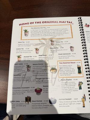 Menu photo 1 Trader Vic's Oakland, CA