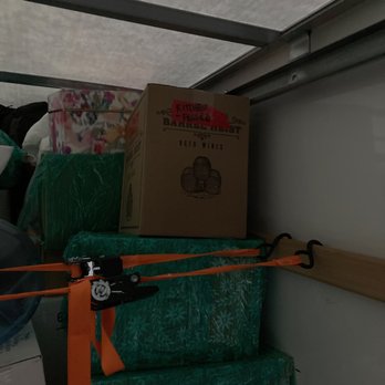 Nicolosi Moving & Storage - "FRAGILE" box not secured & flew off the stack. - Movers Near Me - Tucson, Arizona Nicolosi Moving & Storage - "FRAGILE" box not secured & flew off the stack. - Movers Near Me - Tucson, Arizona