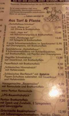 Menu photo 2 Görlitzer Kartoffelhaus Görlitz, SN Menu photo 2 Görlitzer Kartoffelhaus Görlitz, SN