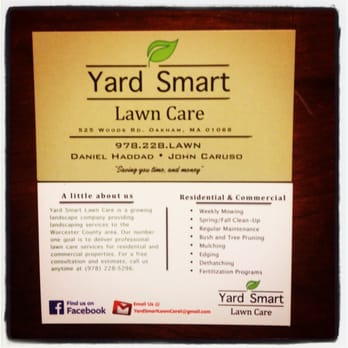 Yard Smart Lawn Care - yard smart lawn care - Landscaping Near Me - Oakham, Massachusetts Yard Smart Lawn Care - yard smart lawn care - Landscaping Near Me - Oakham, Massachusetts