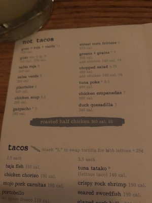 Menu photo 8 Bartaco Chastain Park Atlanta, GA