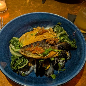 Andina - Trout with mussels - Wine Bars Near Me - Portland, Oregon