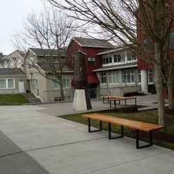 University Prep - The front of the school.