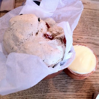 The Haberdashery - Homemade olive and red pepper bread. Served in the terracotta pot it was baked in. Genius! - Coffee & Tea Near Me - London, XGL The Haberdashery - Homemade olive and red pepper bread. Served in the terracotta pot it was baked in. Genius! - Coffee & Tea Near Me - London, XGL