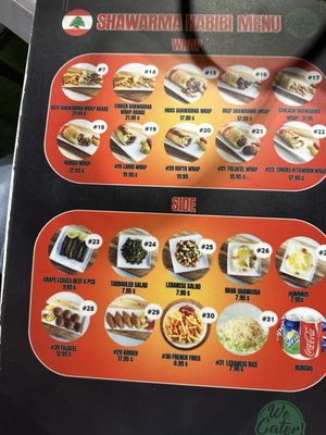 Menu photo 3 Shawarma Habibi Hialeah, FL Menu photo 3 Shawarma Habibi Hialeah, FL
