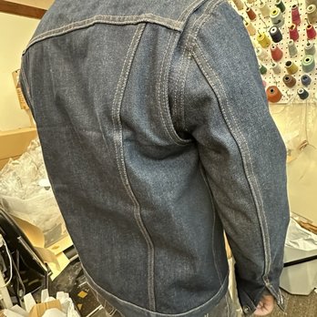 Jr Sewing Manufacture - Selvedge denim jacket - Sewing & Alterations Near Me - Mesa, Arizona Jr Sewing Manufacture - Selvedge denim jacket - Sewing & Alterations Near Me - Mesa, Arizona