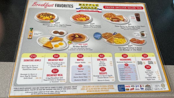 Menu photo 1 Waffle House St Petersburg, FL Menu photo 1 Waffle House St Petersburg, FL