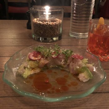 Red Ash - Red Snapper Crudo - Italian Near Me - Austin, Texas Red Ash - Red Snapper Crudo - Italian Near Me - Austin, Texas