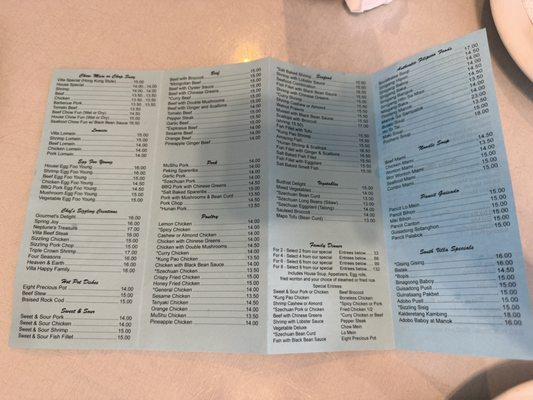 Menu photo 2 South Villa Restaurant Sacramento, CA Menu photo 2 South Villa Restaurant Sacramento, CA