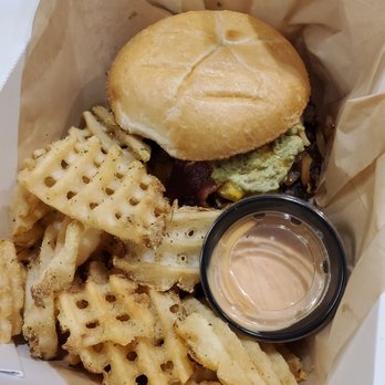 Backdoor BRGR - Stoneman with Sour Cream and Onion fries - Burgers Near Me - Provo, Utah