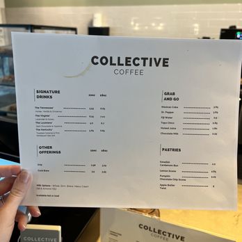 Collective Coffee - Menu - Coffee & Tea Near Me - McKinney, Texas Collective Coffee - Menu - Coffee & Tea Near Me - McKinney, Texas