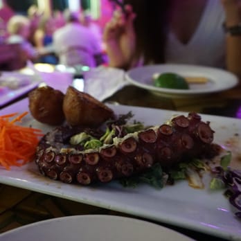 The Fish House - Grilled Octopus with a garlic sauce - Seafood Near Me - Miami, Florida The Fish House - Grilled Octopus with a garlic sauce - Seafood Near Me - Miami, Florida