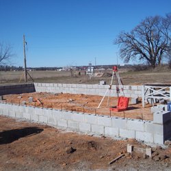 Christian Contractors - This is a foundation/block job we did.