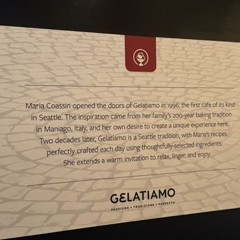 Gelatiamo - About the founder - Bakeries Near Me - Seattle, Washington