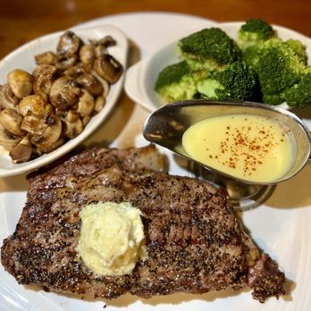 Cork N' Cleaver - Coffee Crusted Ribeye - Steakhouses Near Me - Fort Wayne, Indiana