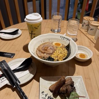Kyuramen - (1) Tokyo Tonkotsu Shoyu Ramen Braised Pork(2 Slices)Amazing Lemonade - Ramen Near Me - Henderson, Nevada Kyuramen - (1) Tokyo Tonkotsu Shoyu Ramen Braised Pork(2 Slices)Amazing Lemonade - Ramen Near Me - Henderson, Nevada