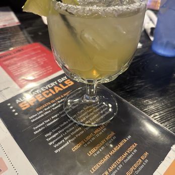 Legends Tavern & Grille - Margarita, $4.99 - Sports Bars Near Me - Sunrise, Florida
