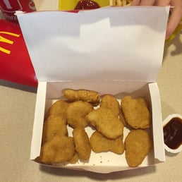 a box of fried chicken nuggies a box of fried chicken nuggies