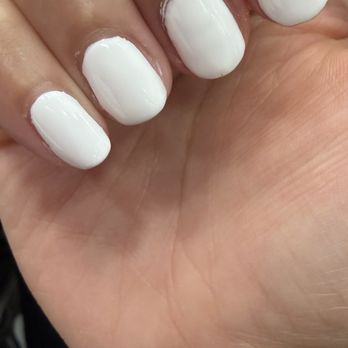La Bella Spa Salon - White gel mani - Nail Salons Near Me - Foster City, California