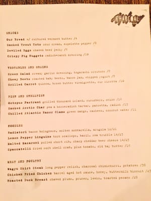 Menu photo 8 Charcoal Yardley, PA
