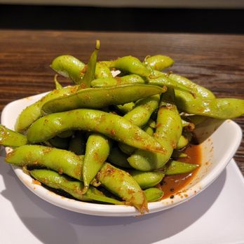 Sumo Sushi - Spicy garlic edamame - Sushi Bars Near Me - Ontario, California Sumo Sushi - Spicy garlic edamame - Sushi Bars Near Me - Ontario, California