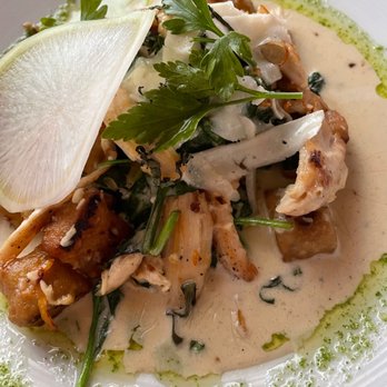 La Casa Sena - Gnocchi w/roasted chicken - Mediterranean Near Me - Santa Fe, New Mexico