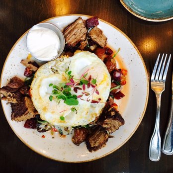 Woodblock - Braised brisket hash - Cocktail Bars Near Me - Redmond, Washington