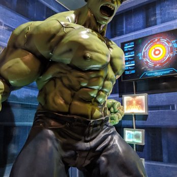 ComicX Restaurant Bar & Store - Hulk at the entrance - American Near Me - Phoenix, Arizona