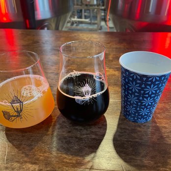 Richbrau Brewing - Psychic Horse IPA; Edgar Bourbon Barrel Stout - Breweries Near Me - Richmond, Virginia