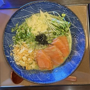 Udon Mugizo - San Jose - SALMON SPINACH CREAM SAUCE UDON - Japanese Near Me - San Jose, California Udon Mugizo - San Jose - SALMON SPINACH CREAM SAUCE UDON - Japanese Near Me - San Jose, California