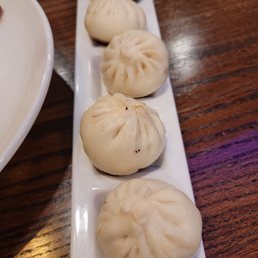 Pan-fried pork bun Pan-fried pork bun