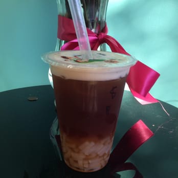 Boba Cafe - Pineapple black tea with lychee jelly - Bubble Tea Near Me - Ewa Beach, Hawaii Boba Cafe - Pineapple black tea with lychee jelly - Bubble Tea Near Me - Ewa Beach, Hawaii