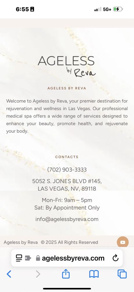 Ageless by Reva Logo