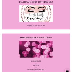 Angie Lash Brow Kingdom - Celebrate Big & Pamper yourself