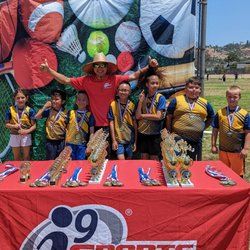 Coach Randy and his Team Take home the Gold for the Win!