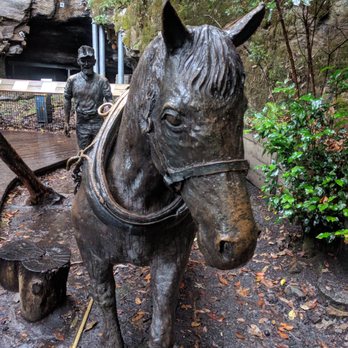 Scenic World Blue Mountains - statue of a Welsh coalminer - Tours Near Me - Katoomba, NSW