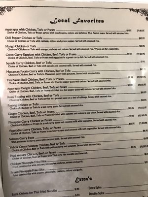 Menu photo 3 Bangkok 103 Cafe College Place, WA