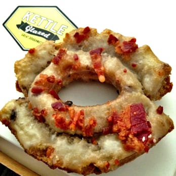 Kettle Glazed Doughnuts - $1.50 maple glazed bacon donut - Donuts Near Me - Hollywood, California Kettle Glazed Doughnuts - $1.50 maple glazed bacon donut - Donuts Near Me - Hollywood, California