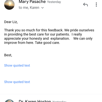 Karen M. Horton, MD - Dr Horton's words about me. No apology after the fact either. - Cosmetic Surgeons Near Me - San Francisco, California Karen M. Horton, MD - Dr Horton's words about me. No apology after the fact either. - Cosmetic Surgeons Near Me - San Francisco, California