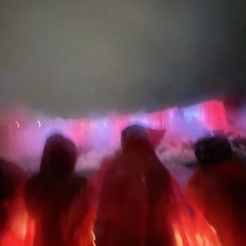 Niagara City Cruises - Multicolor falls at night - Boat Tours Near Me - Niagara Falls, Ontario
