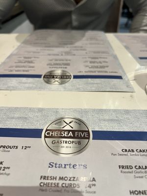 Menu photo 8 Chelsea Five Atlantic City, NJ