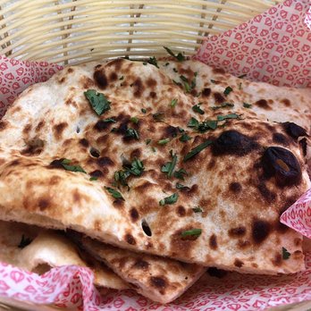 Tarka Indian Kitchen - naan - visually tasty but dry - Indian Near Me - Houston, Texas